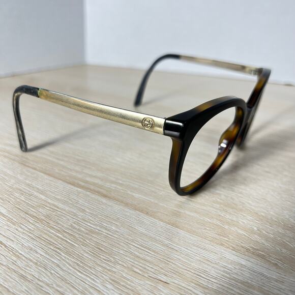 Vintage Gucci GG3674/S GYDVK Black Gold Sunglasses FRAMES ONLY 53-19-140 READ main image 12